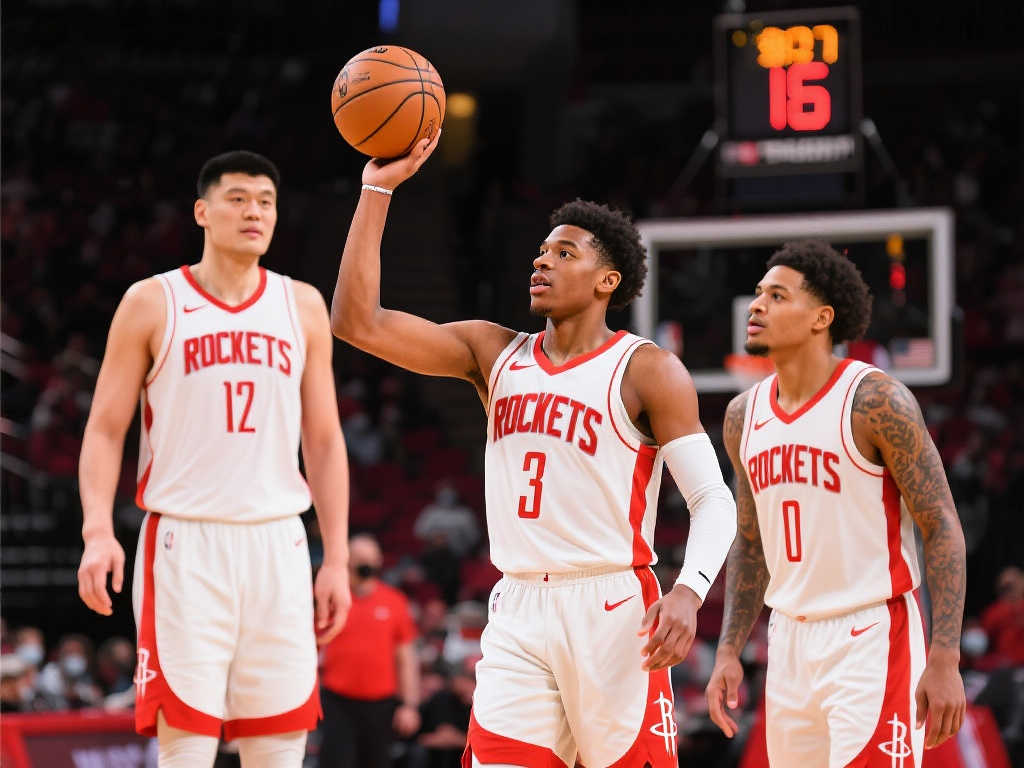 火箭新三少威力惊人！阿门创历史纪录，数据媲美姚明